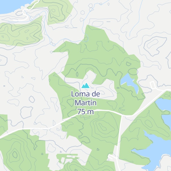 Map of Loma de Martín