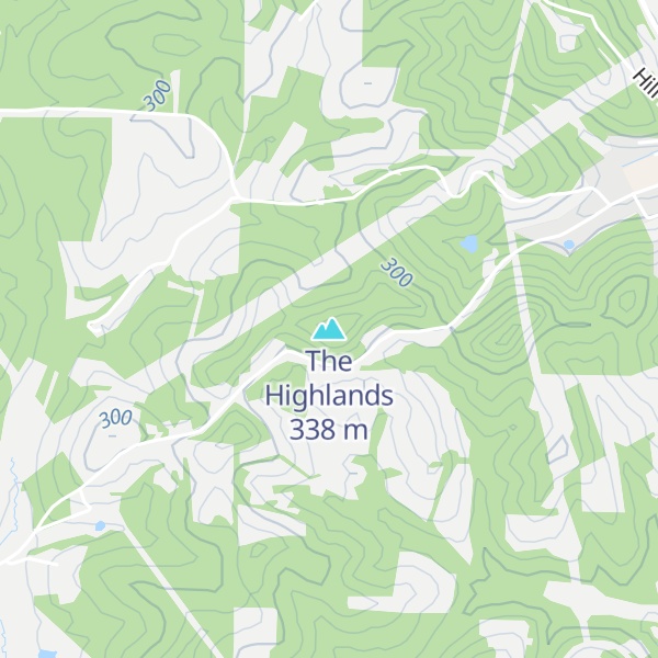 Map of The Highlands