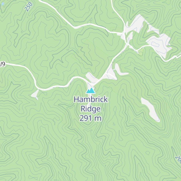 Map of Hambrick Ridge