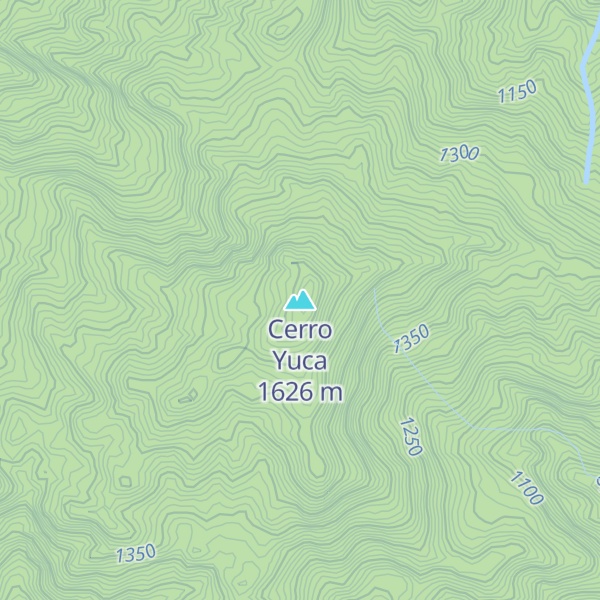 Map of Cerro Yuca