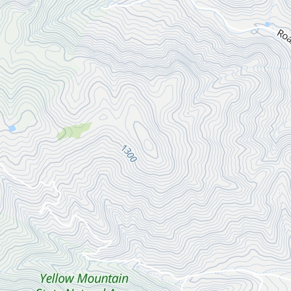 Map of Oaks Knob