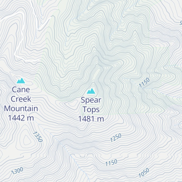 Map of Spear Tops
