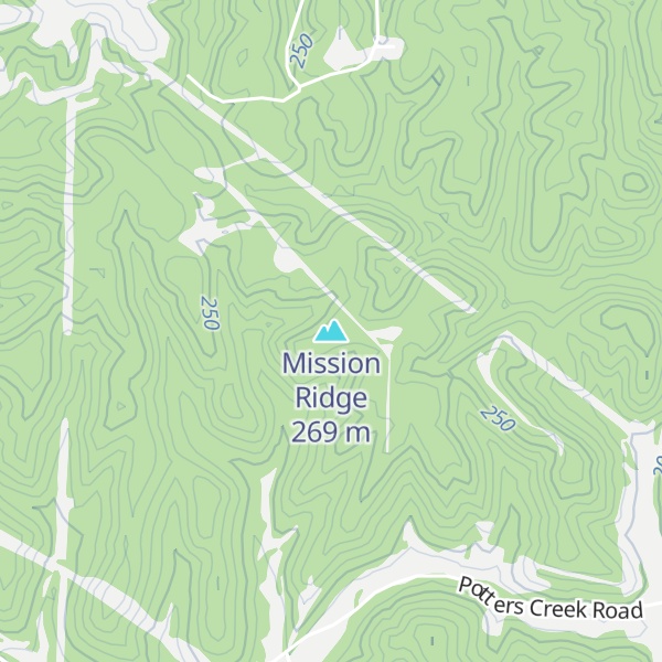 Map of Mission Ridge