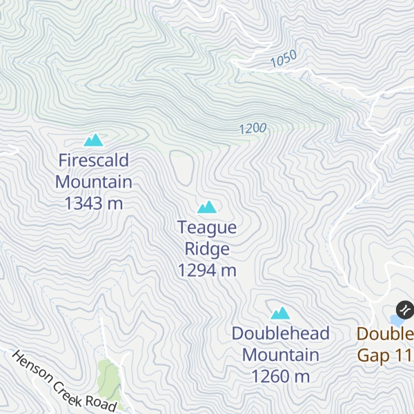 Map of Teague Ridge