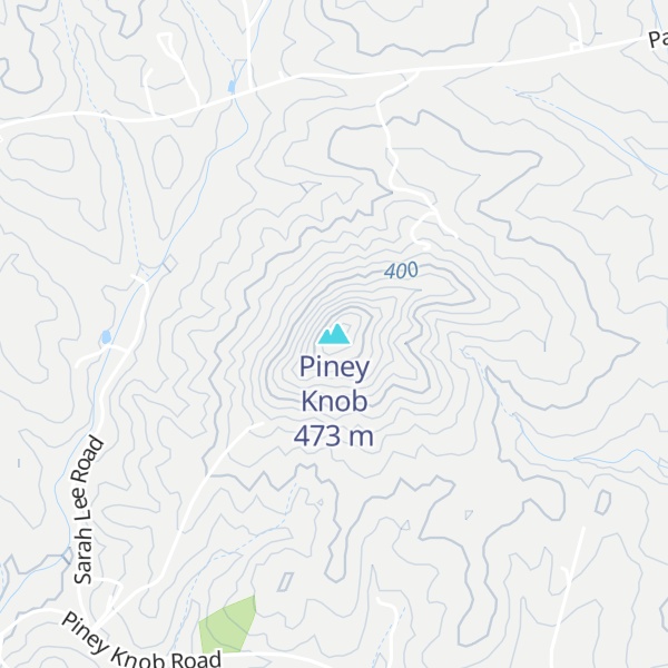Map of Piney Knob