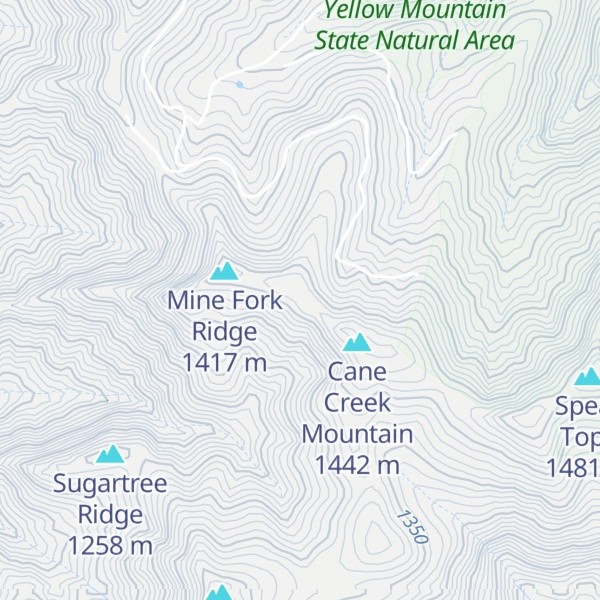 Map of Wolf Ridge
