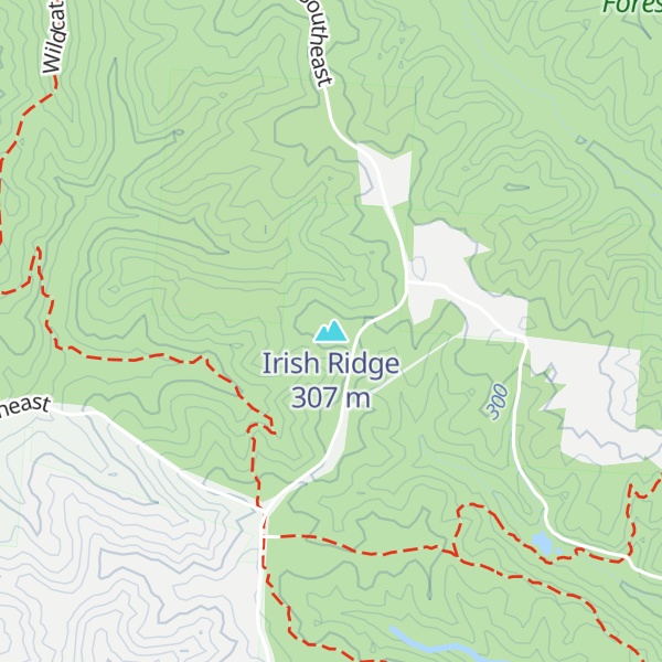 Map of Irish Ridge
