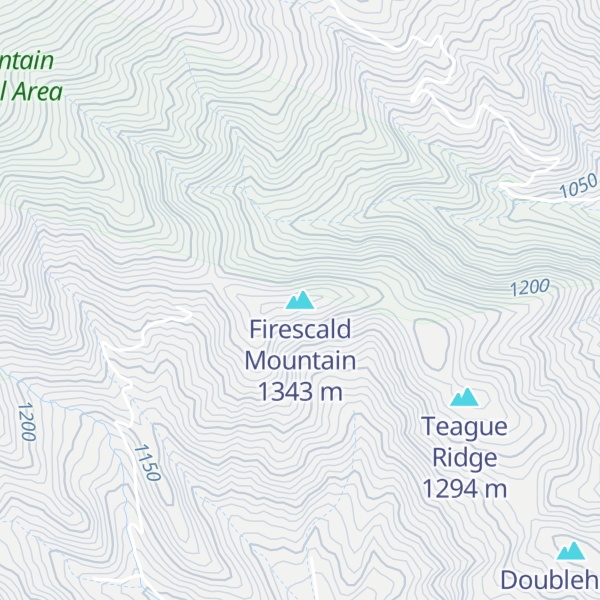 Map of Firescald Mountain