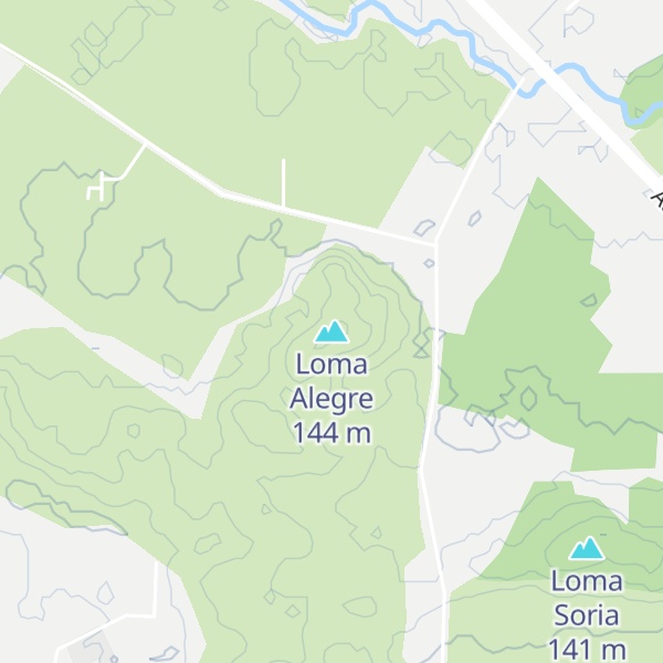 Map of Loma Alegre