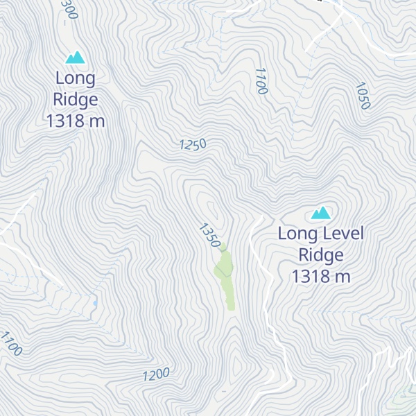 Map of Cane Creek Mountain