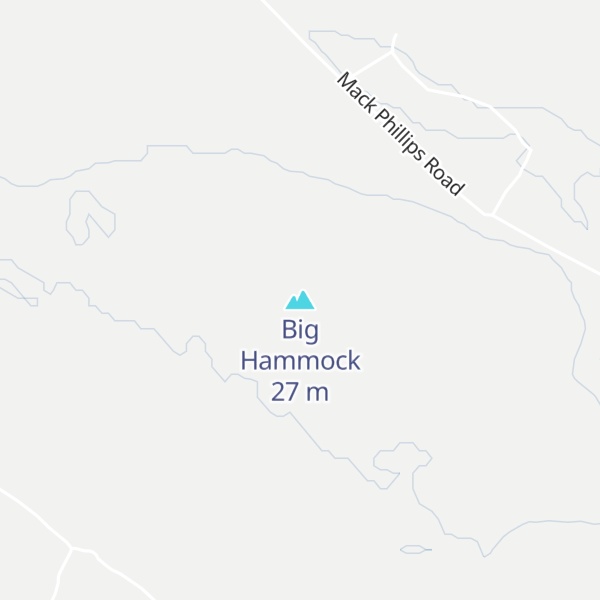 Map of Big Hammock
