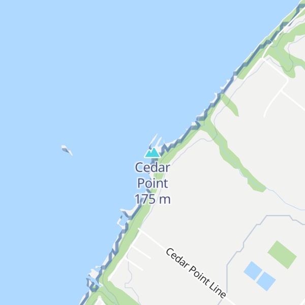 Map of Cedar Point