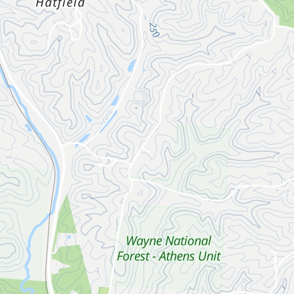 Map of Spencer Ridge