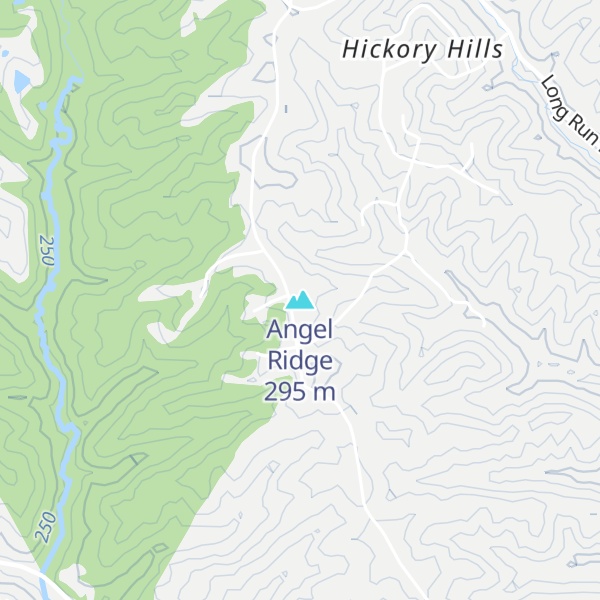 Map of Angel Ridge