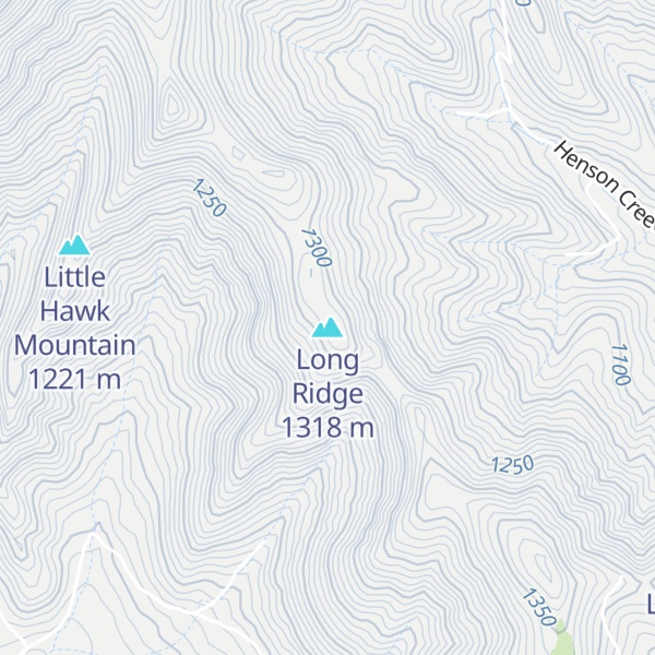 Map of Long Ridge