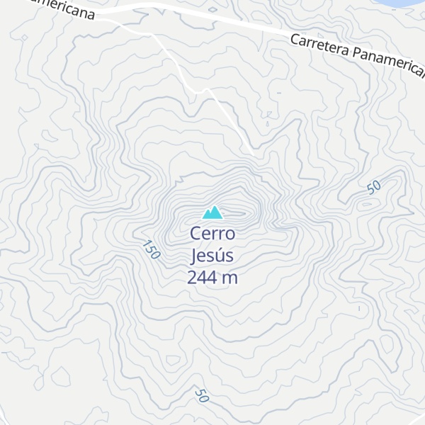 Map of Cerro Jesús