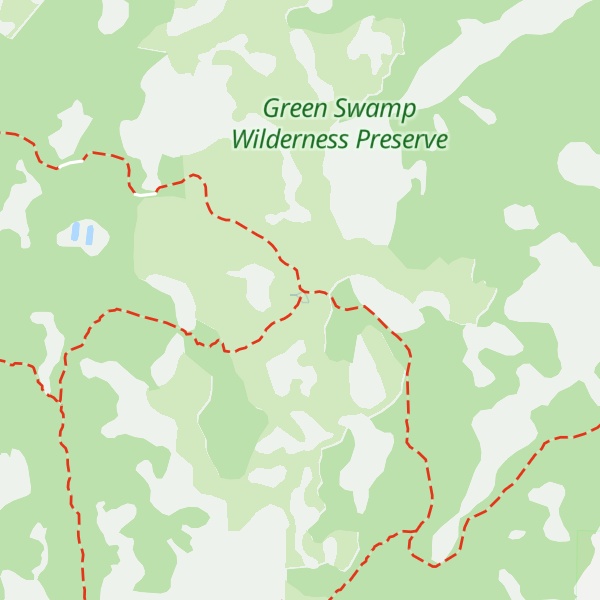 Map of Thrasher Ridges