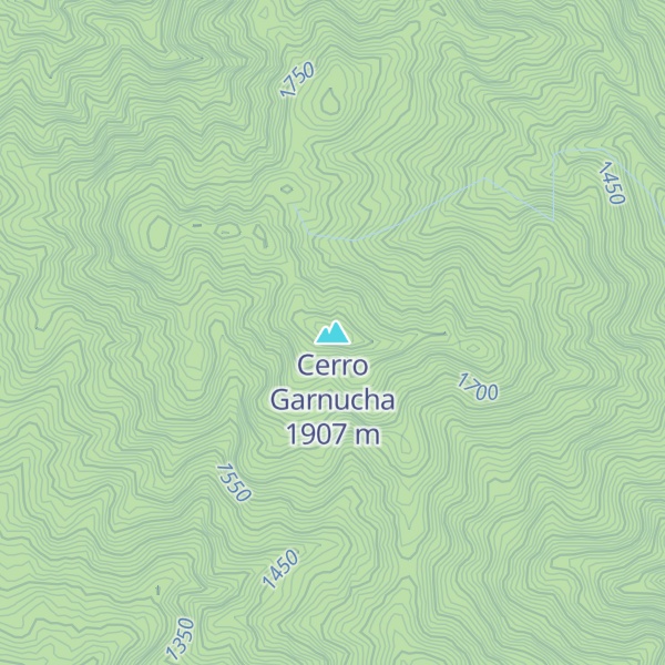 Map of Cerro Garnucha