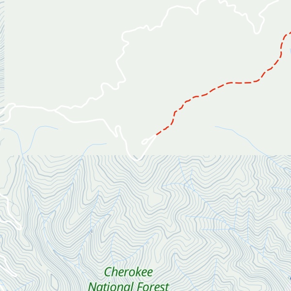 Map of Holston High Knob