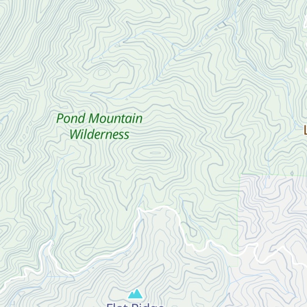 Map of Walnut Mountain