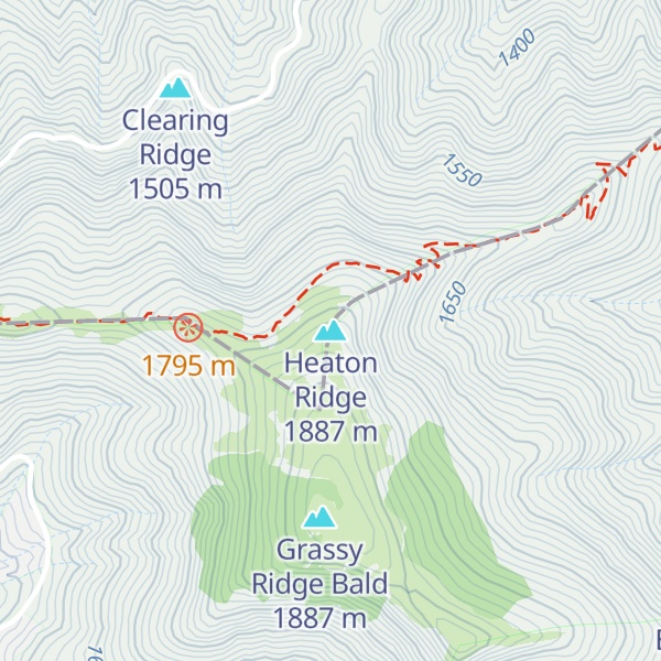 Map of Heaton Ridge