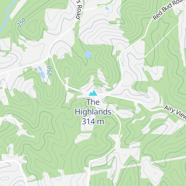 Map of The Highlands