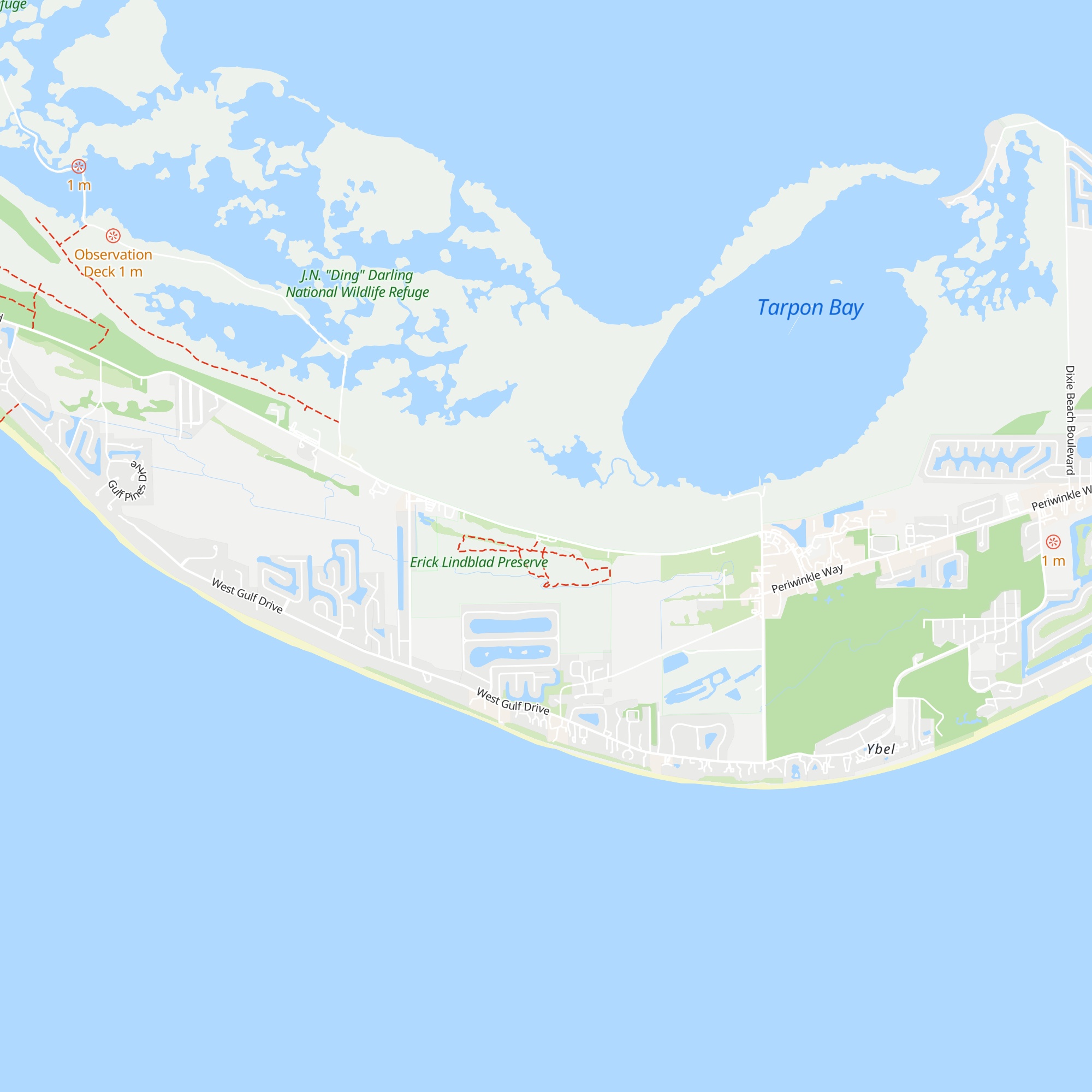 Sanibel-Captiva Conservation Foundation map