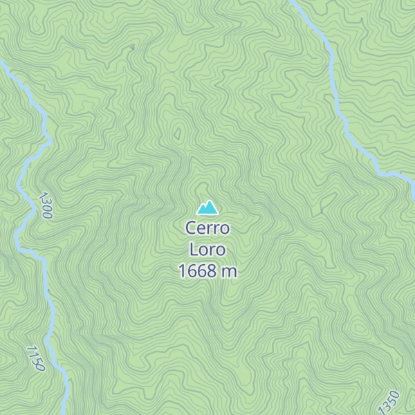 Map of Cerro Loro