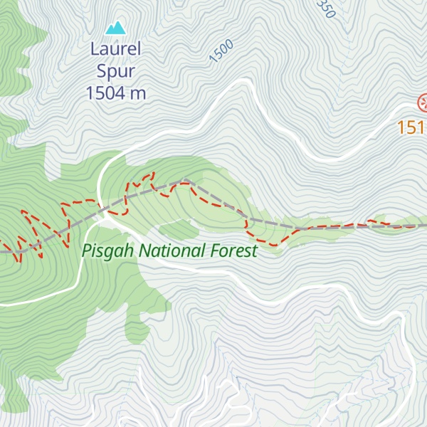 Map of Round Bald