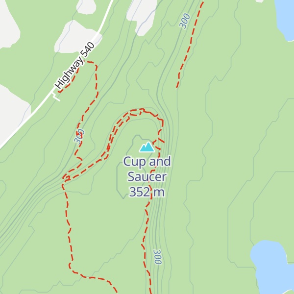 Map of Cup and Saucer