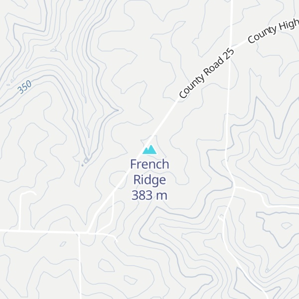 Map of French Ridge