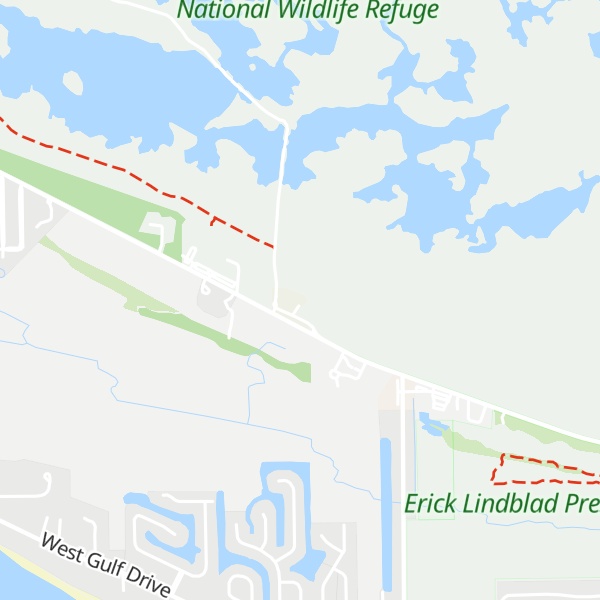 Map of J.N "Ding" Darling Visitor and Education Center