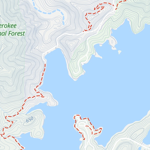 Map of Watauga Dam Visitor Center