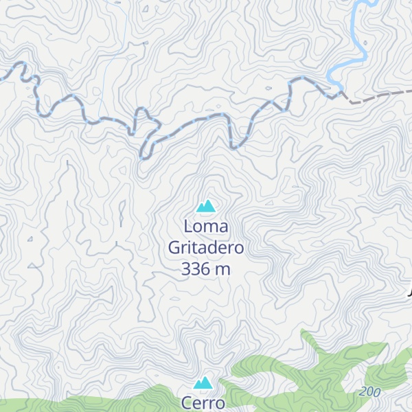 Map of Loma Gritadero