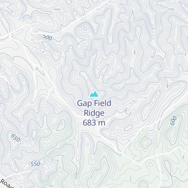 Map of Gap Field Ridge