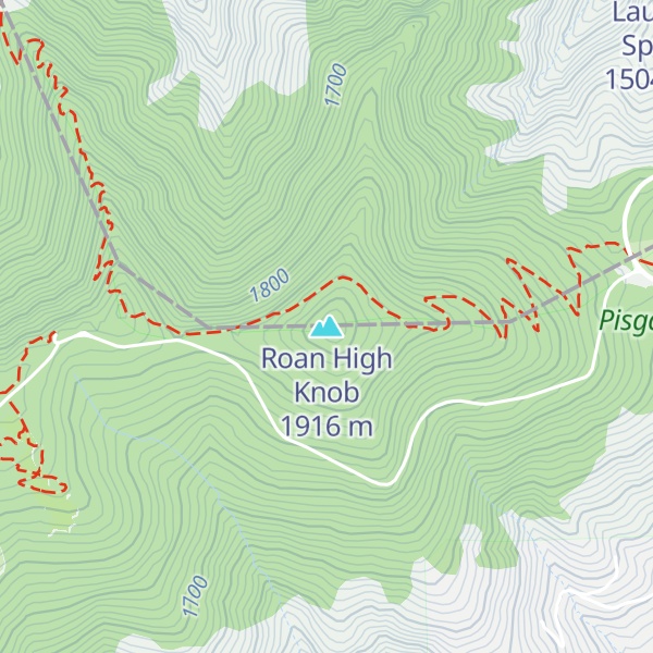 Map of Roan High Knob