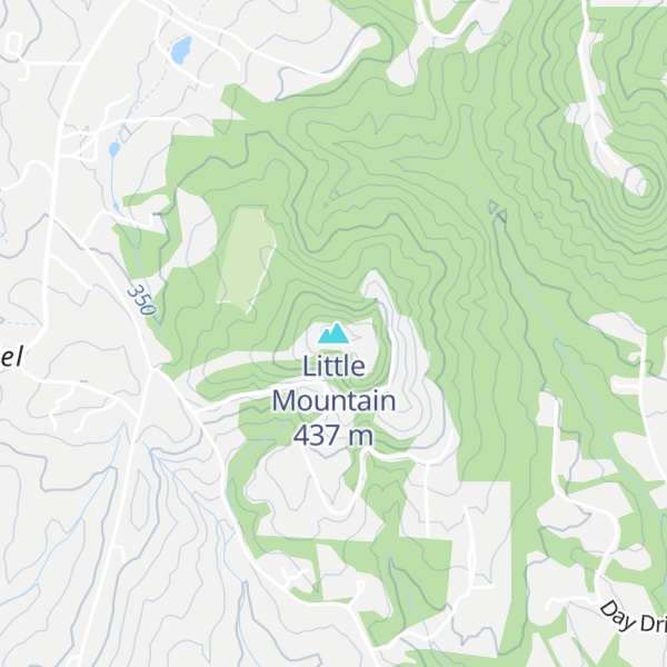 Map of Little Mountain