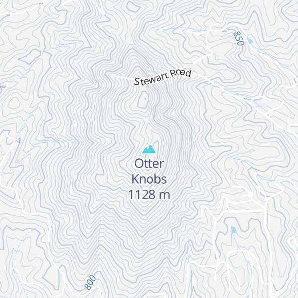 Map of Otter Knobs