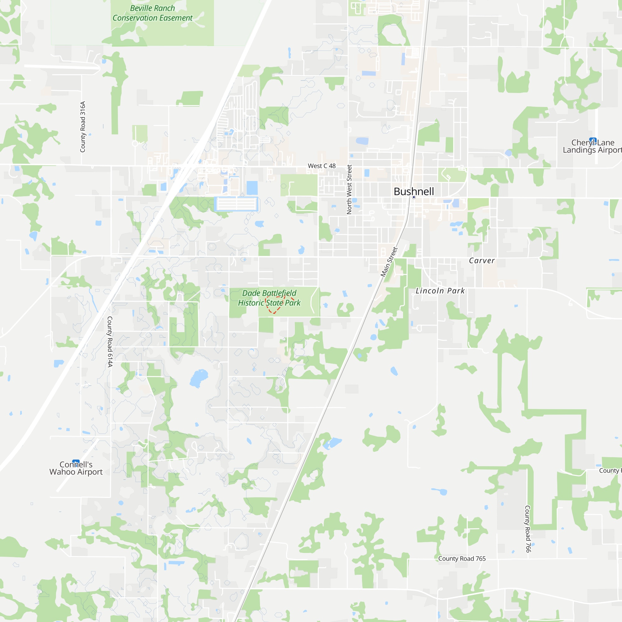 Visitor Center map