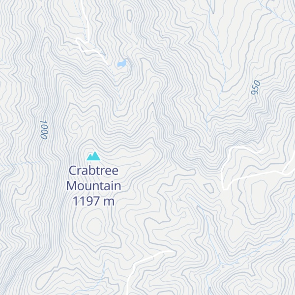 Map of Rattlesnake Ridge