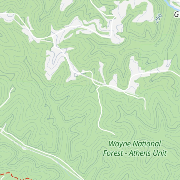 Map of Oregon Ridge
