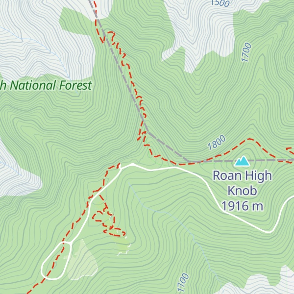 Map of Cloudland Mountain