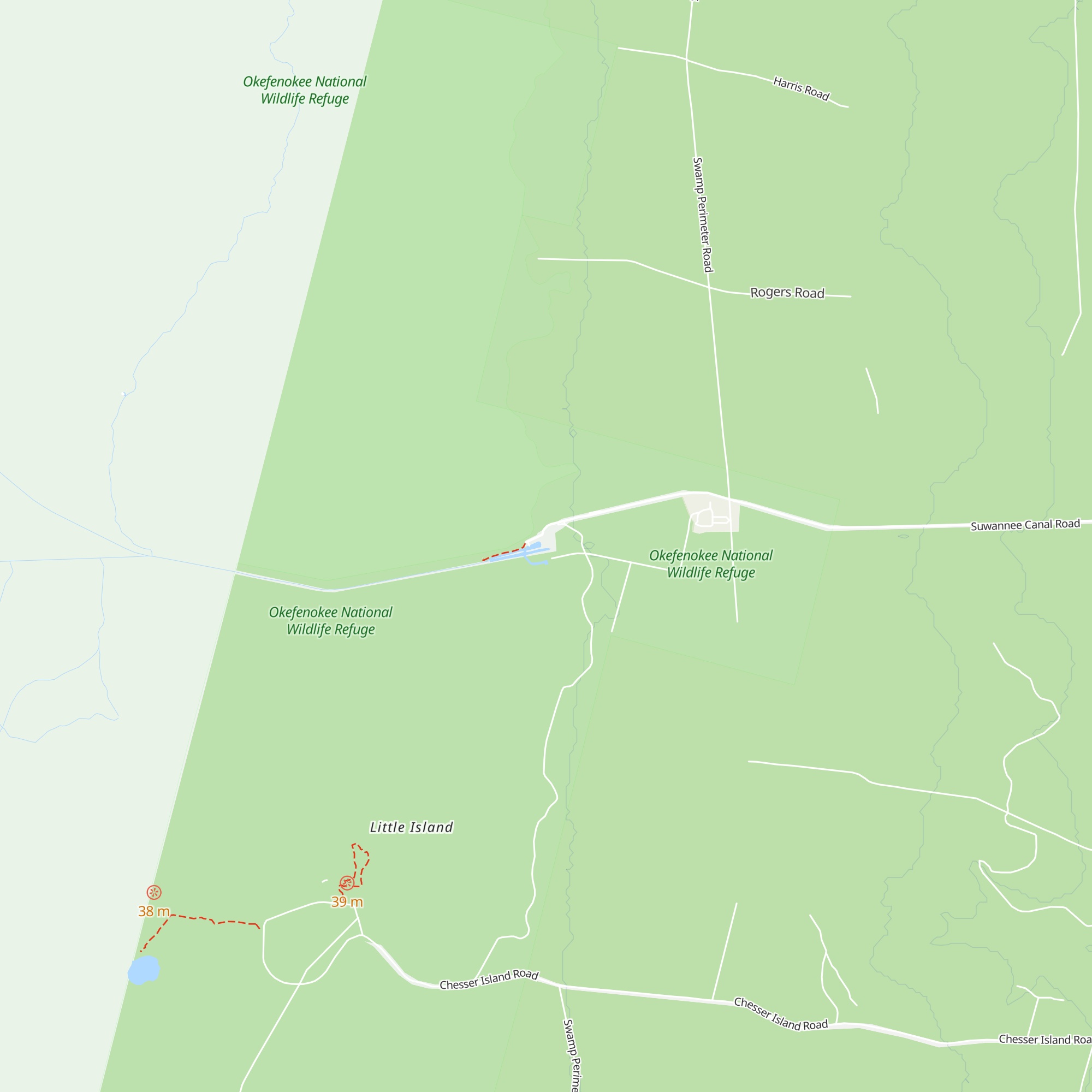 Visitor Center map