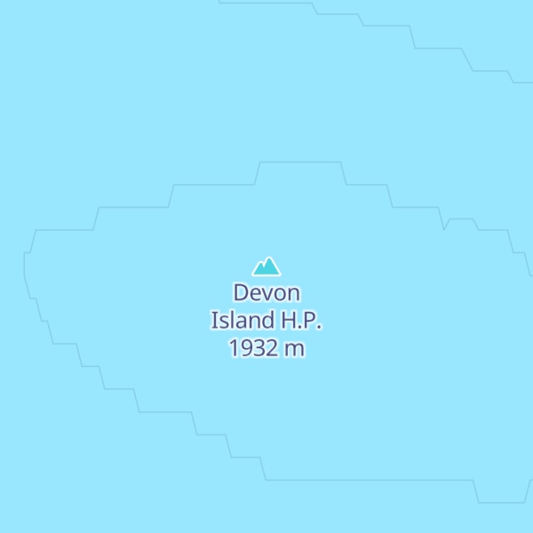 Map of Devon Island H.P.