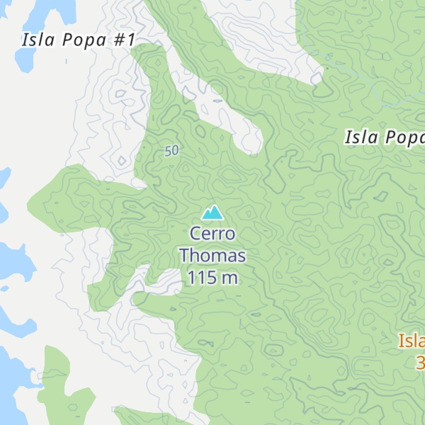 Map of Cerro Thomas