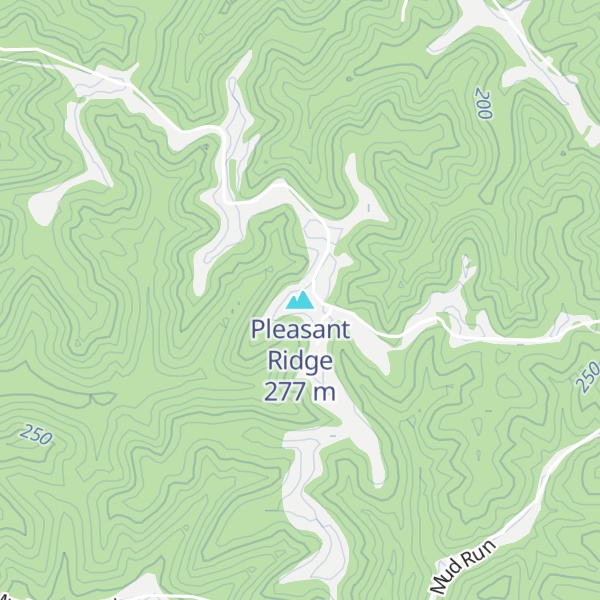 Map of Pleasant Ridge