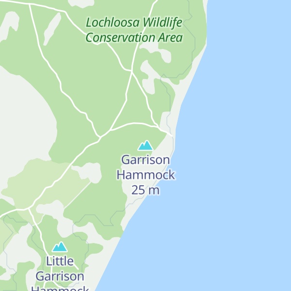Map of Garrison Hammock