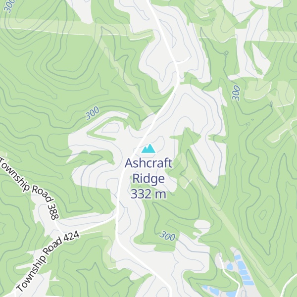 Map of Ashcraft Ridge