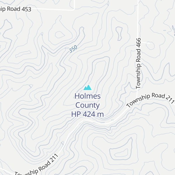 Map of Holmes County HP