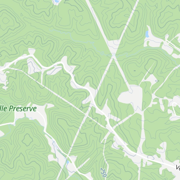 Map of Vore Ridge